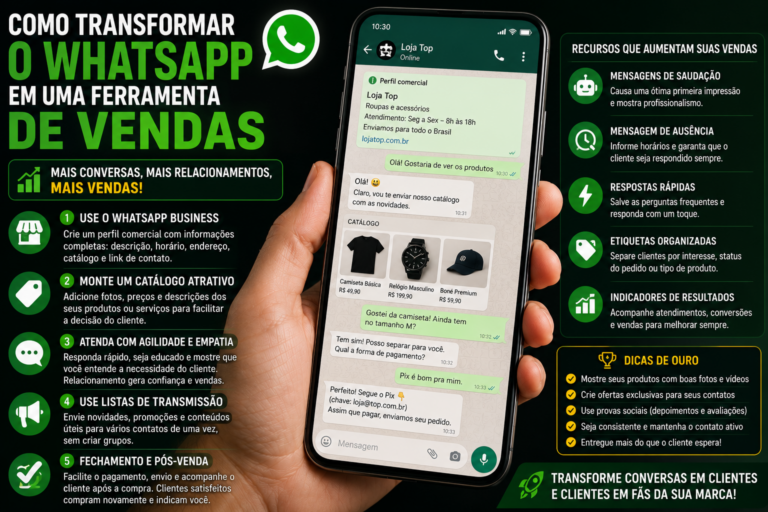 Como transformar o WhatsApp em uma ferramenta de vendas