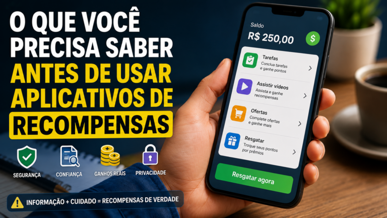 O que você precisa saber antes de usar aplicativos de recompensas