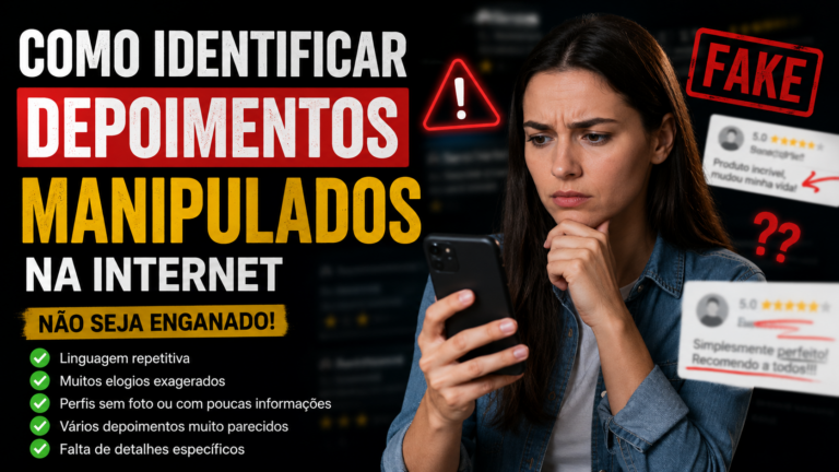 Como identificar depoimentos manipulados na internet