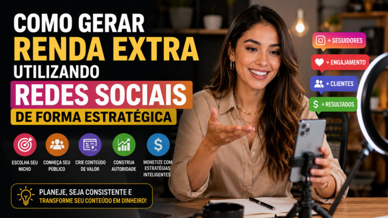 Como gerar renda extra utilizando redes sociais de forma estratégica