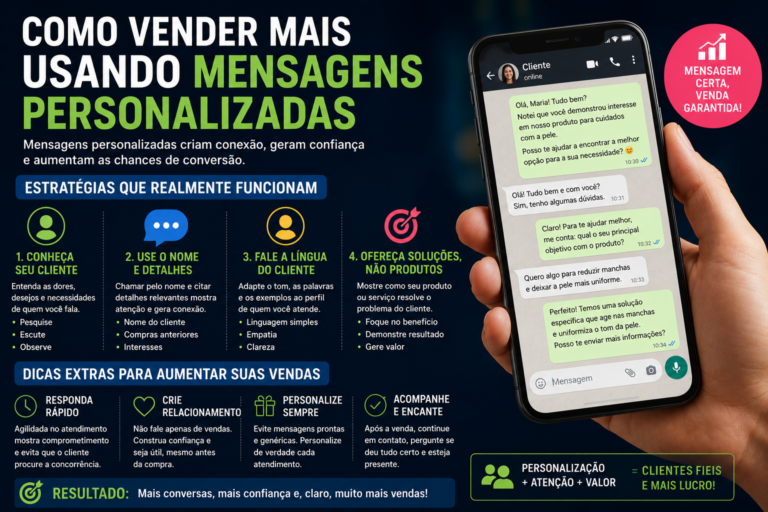 Como vender mais usando mensagens personalizadas