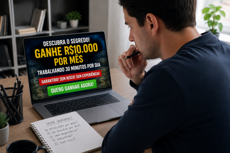 Como identificar promessas financeiras exageradas
