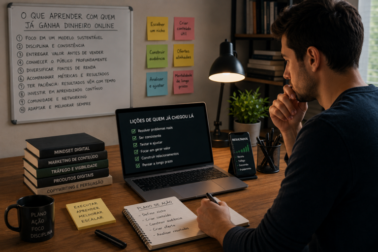 O que aprender com usuários que já ganham dinheiro online