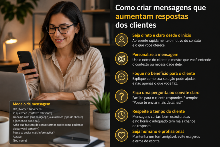 Como criar mensagens que aumentam respostas dos clientes