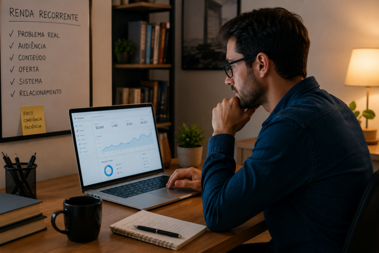 Como criar uma renda recorrente pela internet